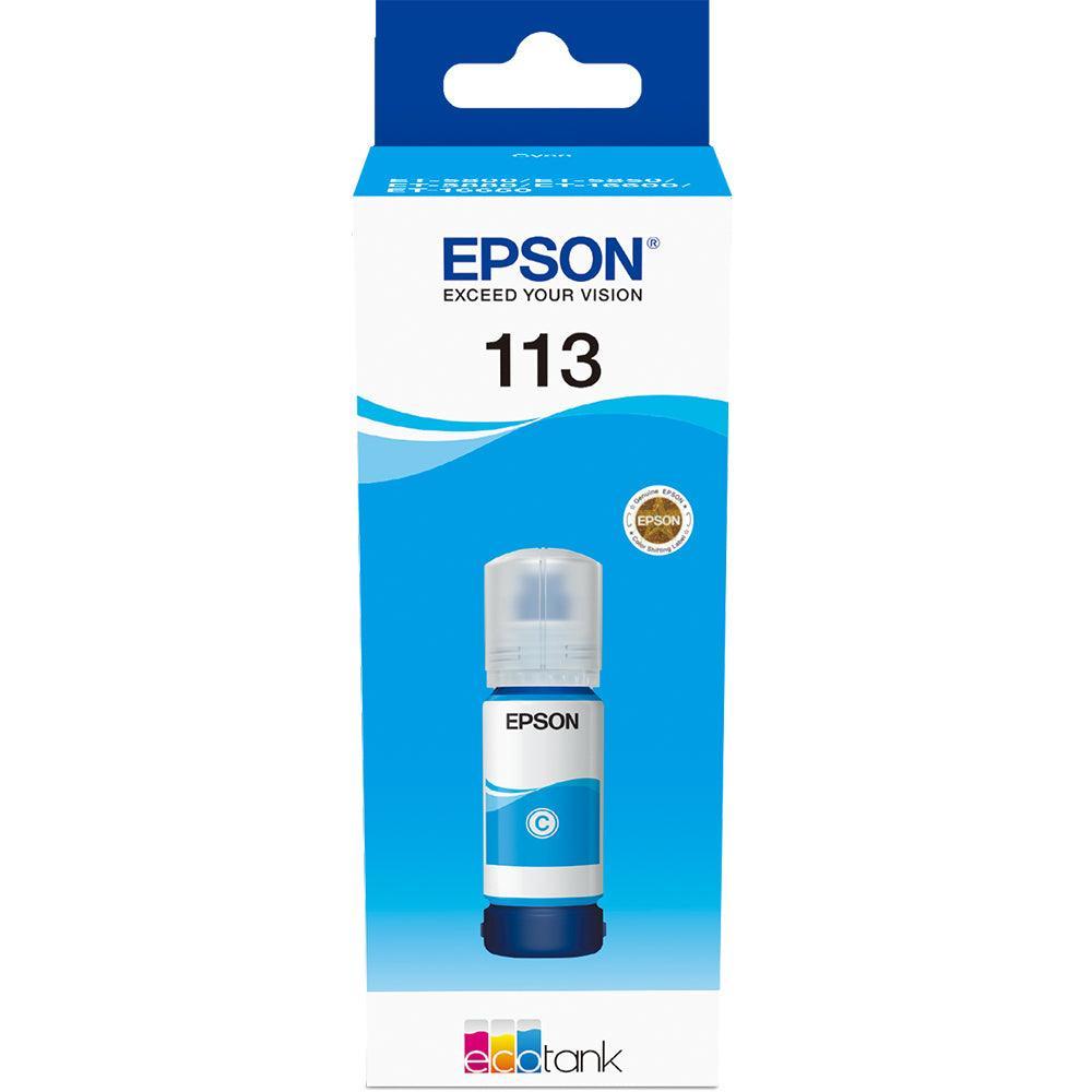Epson 113 Cyan Ink Bottle (6,000 Pages) C13T06B240-PCR Business Solutions Ltd